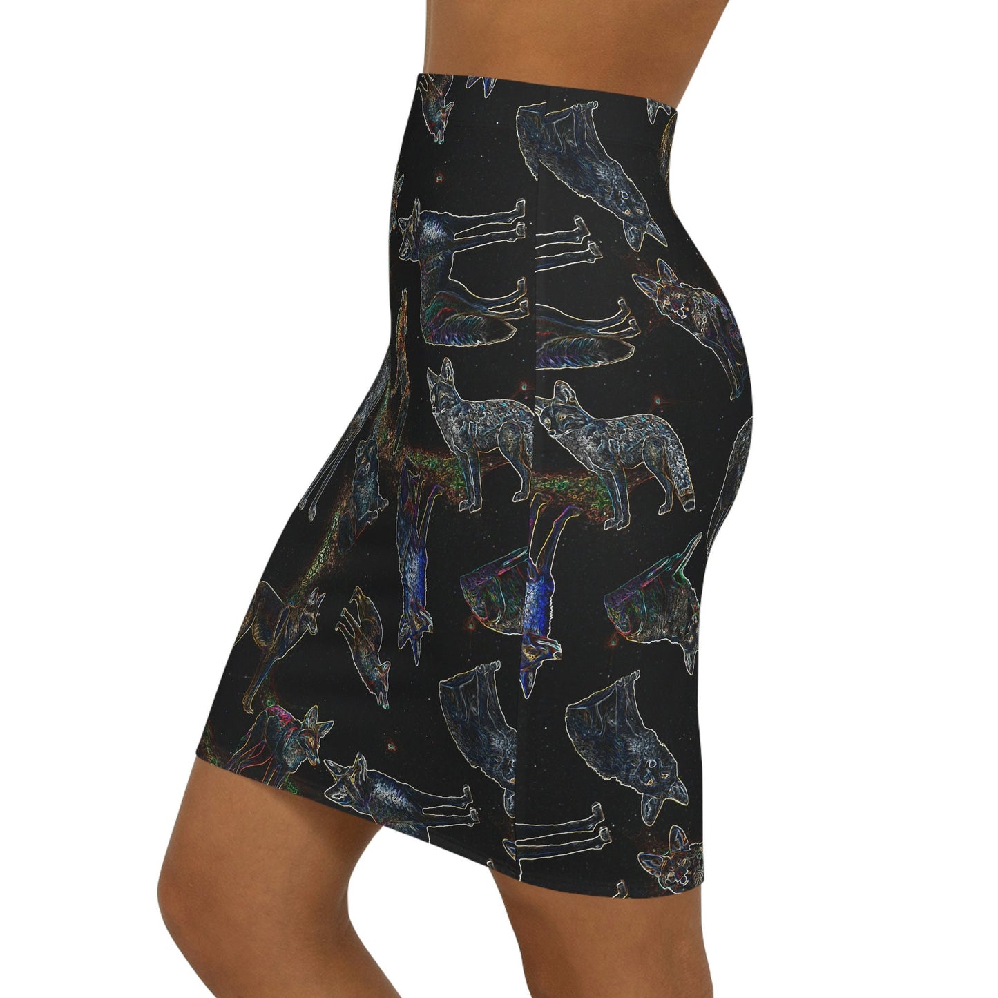 Coyote Galaxy Women's Mini Skirt