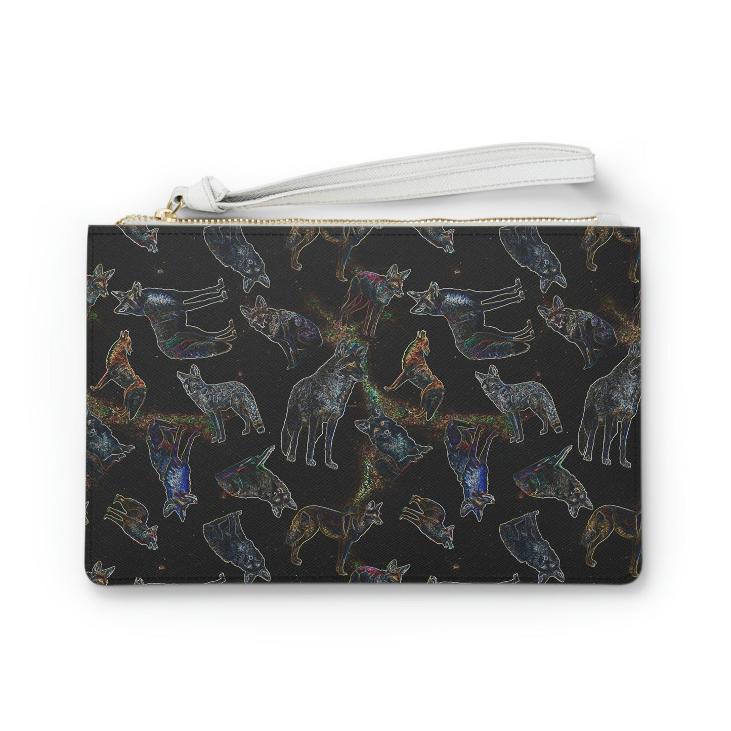 Coyote Galaxy Clutch Bag