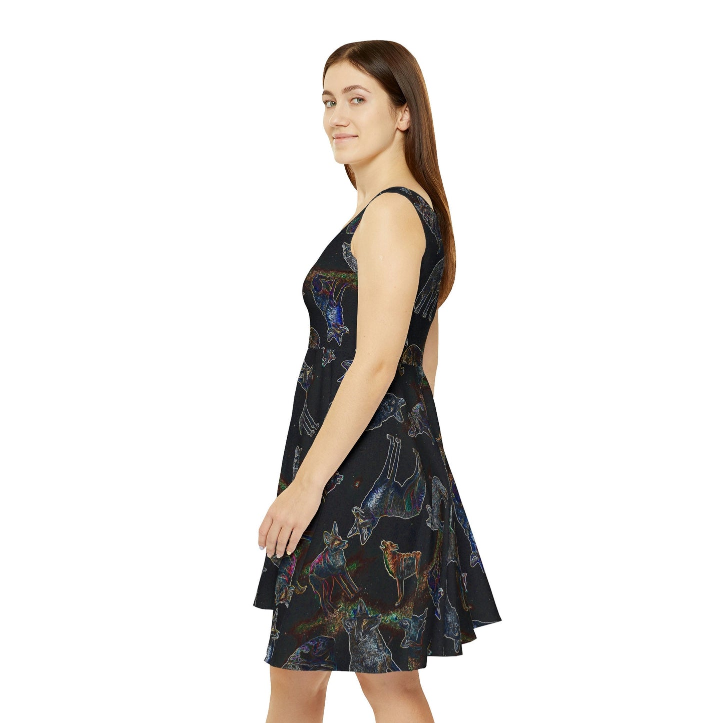 Coyote Galaxy Women's Skater Dress