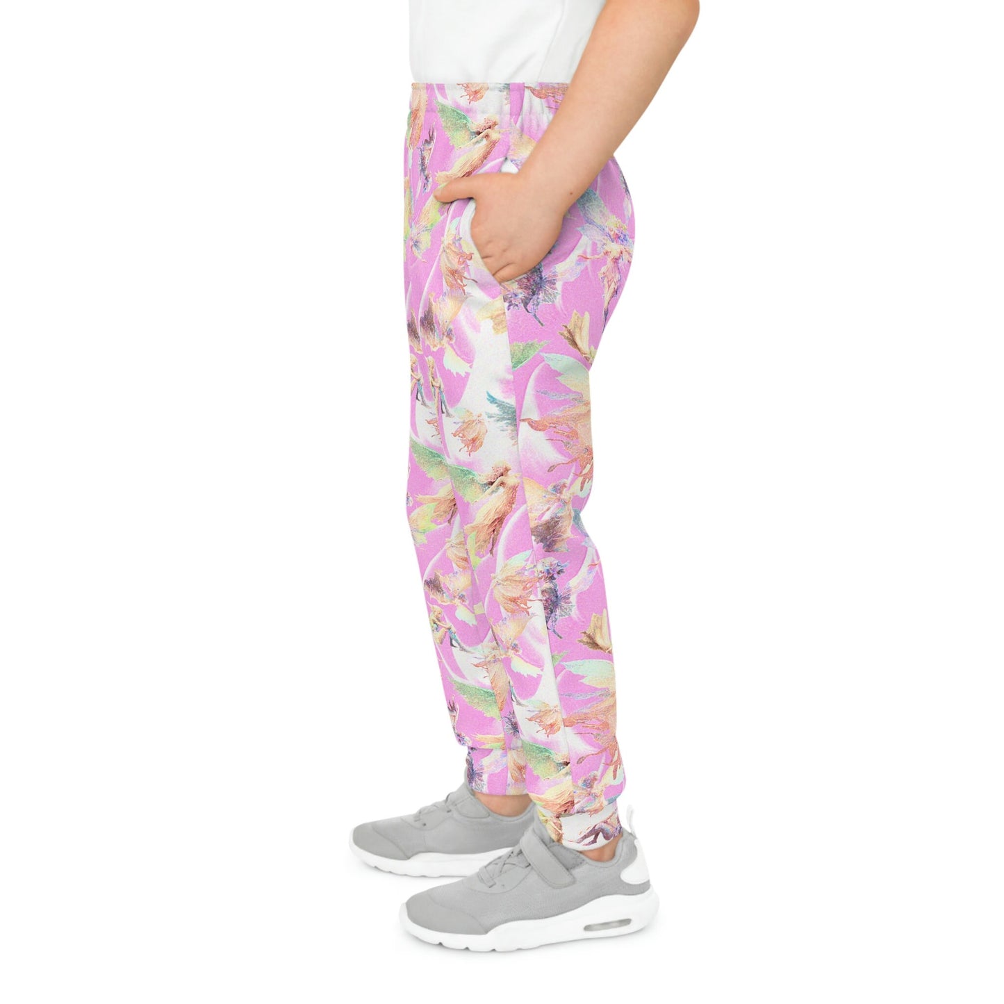 Fairy Youth Joggers, sweatpants, comfortable, stylish, kids fashion, casual wear fairy-inspired, magical, whimsical, fantasy, mystical girls