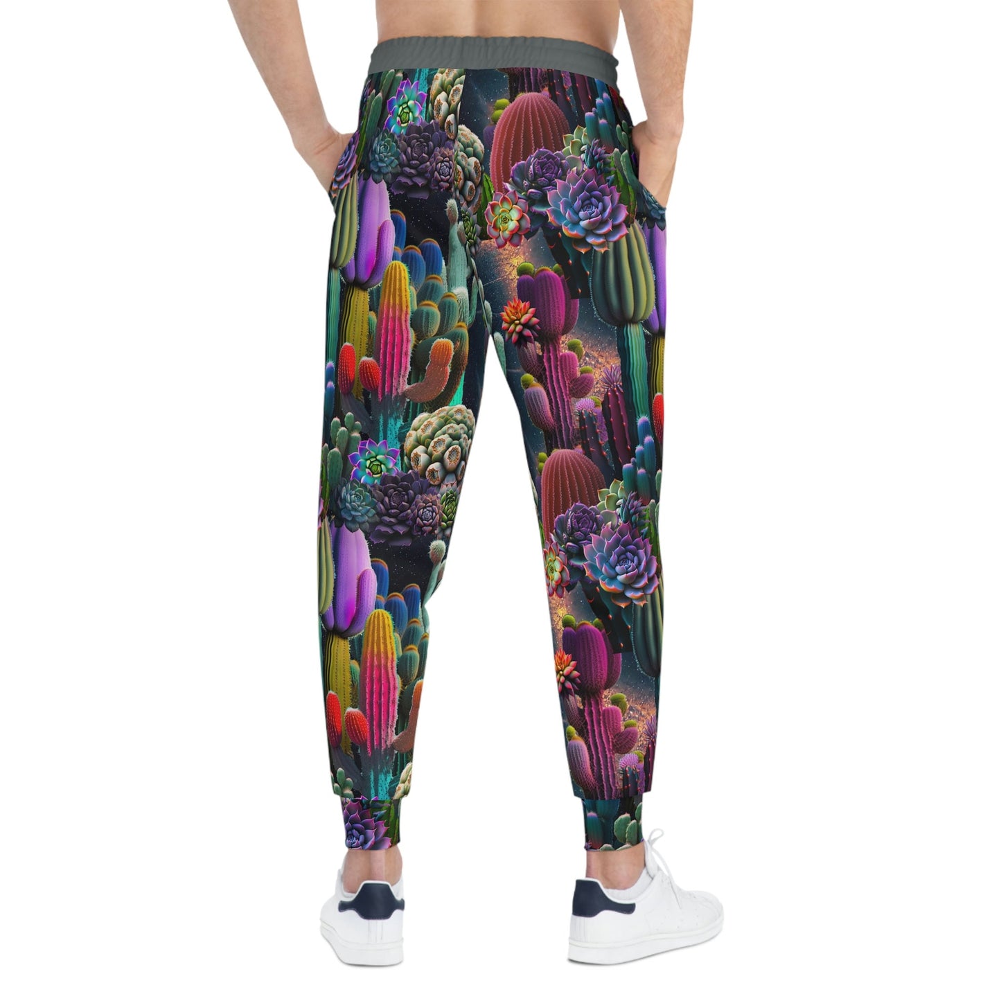 Coyote Cactus Dream Athletic Joggers Flashy Gear Street Wear Cryptid Creatures Co