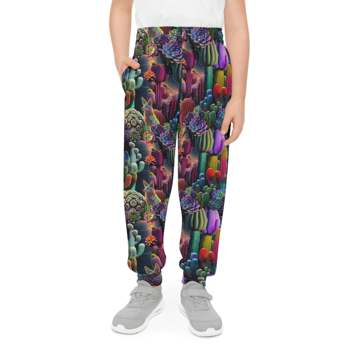 Coyote Cactus Dream Children's casual wear Joggers Sweatpants Kid's Flashy Gear Cryptid Creatures Co